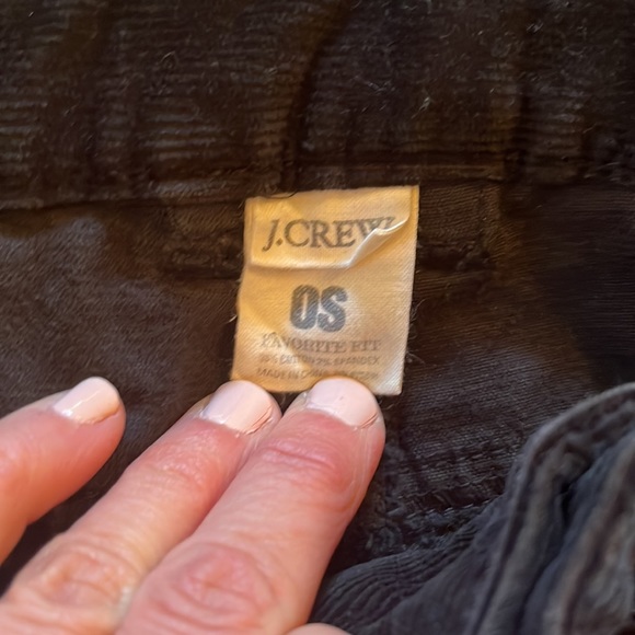 J crew black corduroy pants. Vintage. Size 0 short. - Picture 2 of 2